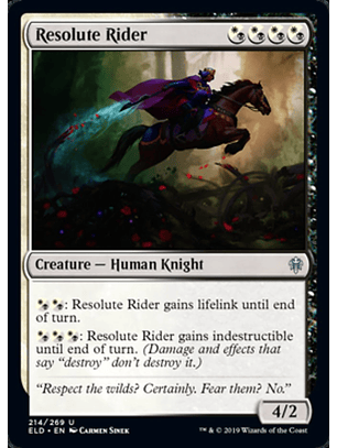 Resolute Rider - ELD - U