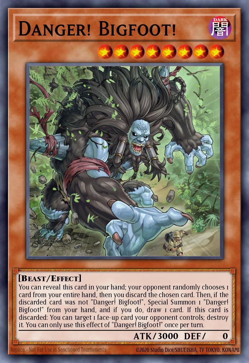 Danger! Bigfoot! - MP25-EN140 - Prismatic Secret Rare  1
