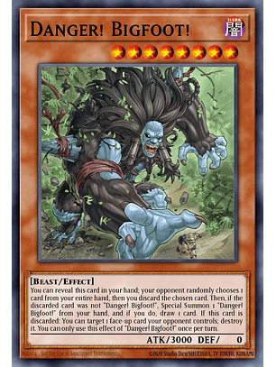 Danger! Bigfoot! - MP25-EN140 - Prismatic Secret Rare 