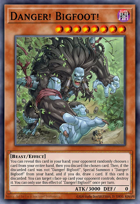 Danger! Bigfoot! - MP25-EN140 - Prismatic Secret Rare 