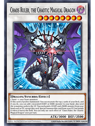 Chaos Ruler, the Chaotic Magical Dragon - MP25-EN150 - Prismatic Secret Rare 