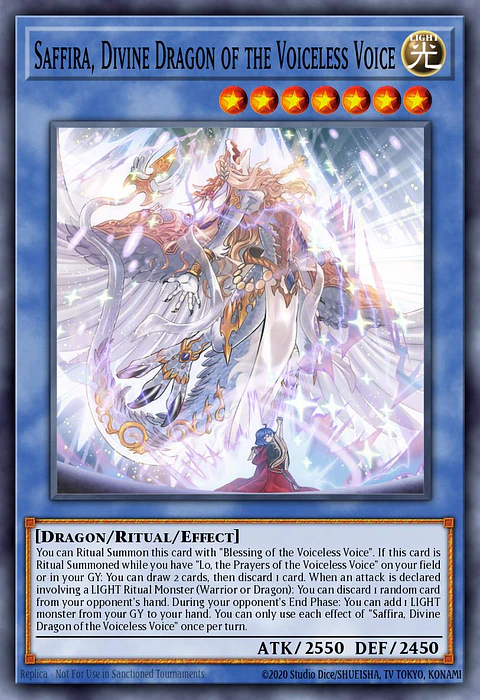 Saffira, Divine Dragon of the Voiceless Voice - MP25-EN352 - Common 