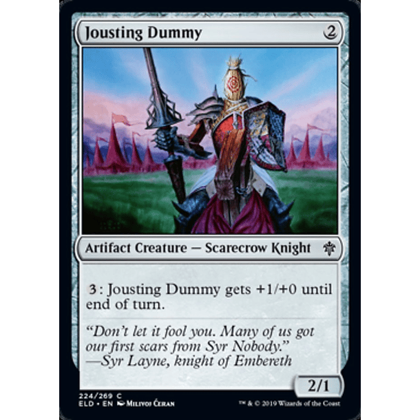 Jousting Dummy - ELD - C 