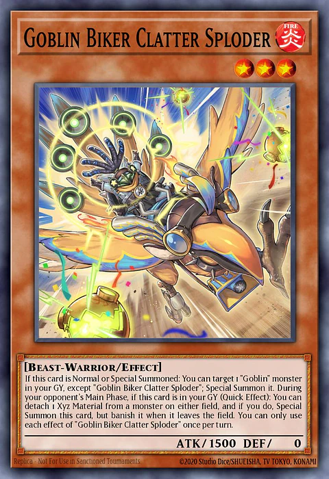 Goblin Biker Clatter Sploder - MP25-EN153 - Ultra Rare 