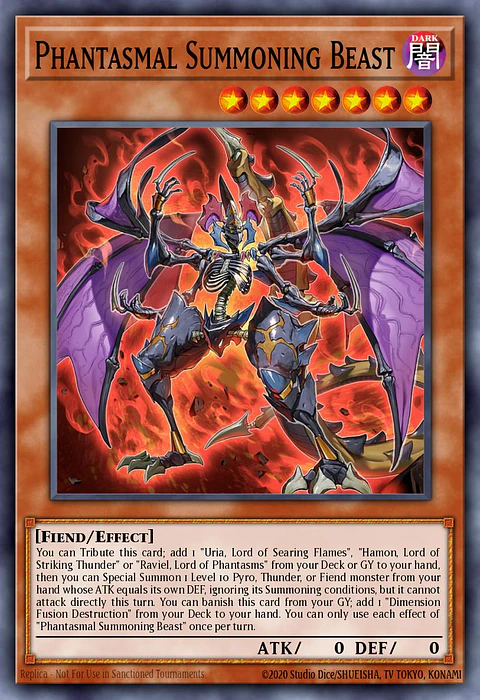 Phantasmal Summoning Beast - MP25-EN156 - Ultra Rare 