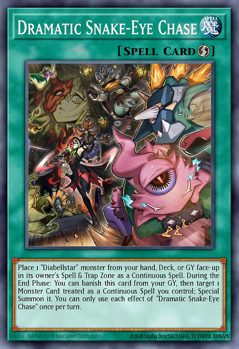 Dramatic Snake-Eye Chase - MP25-EN167 - Ultra Rare 