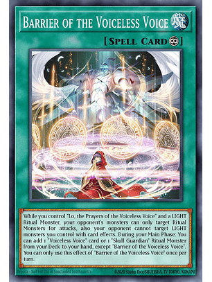 Barrier of the Voiceless Voice - MP25-EN170 - Ultra Rare 