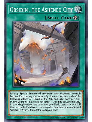 Obsidim, the Ashened City - MP25-EN176 - Ultra Rare 