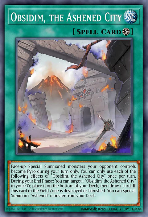 Obsidim, the Ashened City - MP25-EN176 - Ultra Rare 