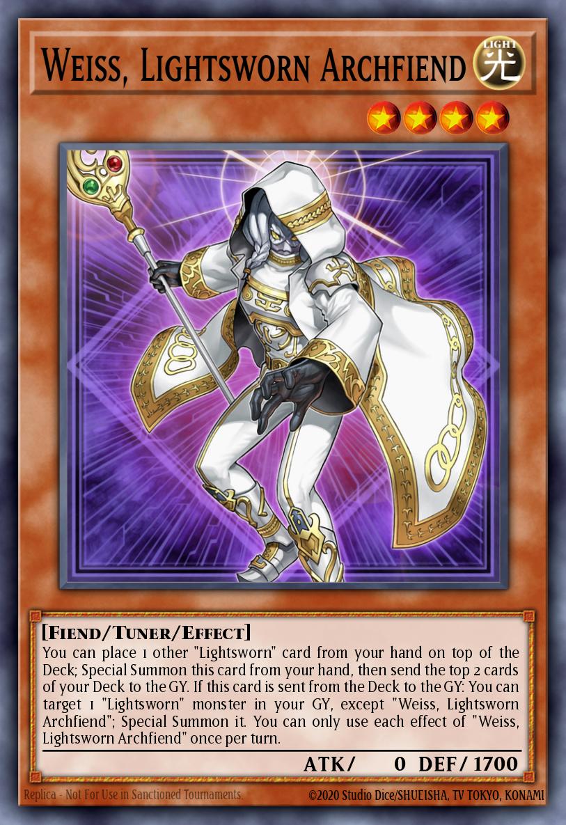 Weiss, Lightsworn Archfiend - MP25-EN186 - Ultra Rare  2