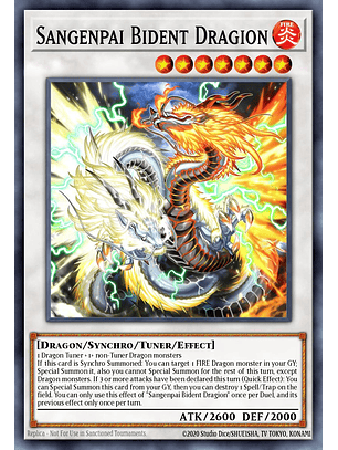 Sangenpai Bident Dragion - MP25-EN190 - Ultra Rare 