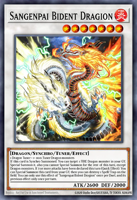 Sangenpai Bident Dragion - MP25-EN190 - Ultra Rare 