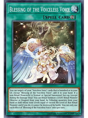 Blessing of the Voiceless Voice - MP25-EN198 - Ultra Rare