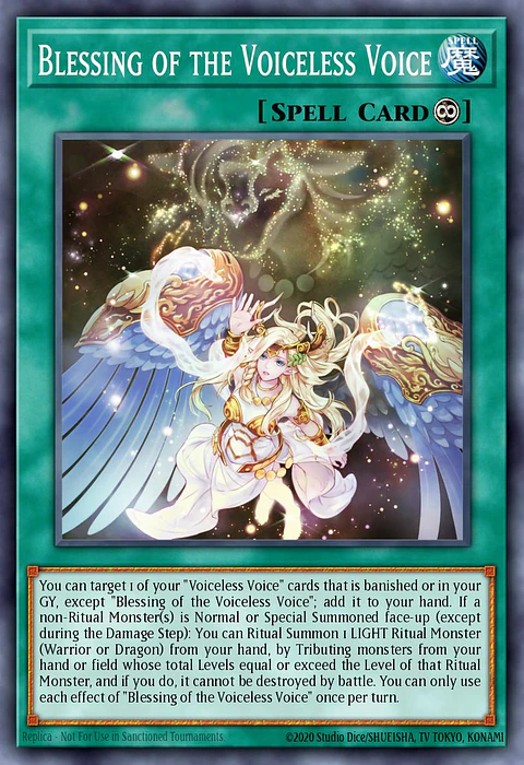 Blessing of the Voiceless Voice - MP25-EN198 - Ultra Rare