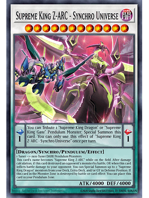 Supreme King Z-ARC - Synchro Universe - MP25-EN207 - Ultra Rare