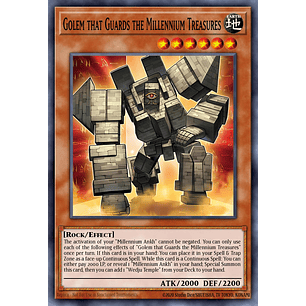 Golem that Guards the Millennium Treasures - MP25-EN208 - Ultra Rare