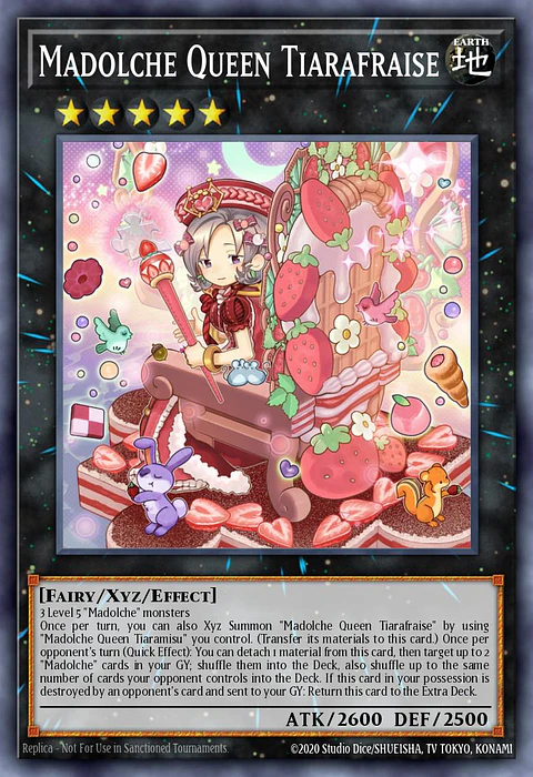 Madolche Queen Tiarafraise - MP25-EN222 - Ultra Rare 