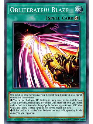 Obliterate!!! Blaze - MP25-EN225 - Ultra Rare 