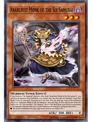 Anarchist Monk of the Six Samurai - MP25-EN245 - Ultra Rare 