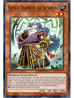 Tactical Trainer of the Six Samurai - MP25-EN246 - Ultra Rare