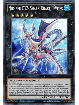 Number C32: Shark Drake LeVeiss - MP25-EN248 - Ultra Rare 
