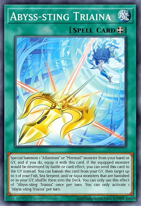 Abyss-sting Triaina - MP25-EN253 - Ultra Rare 
