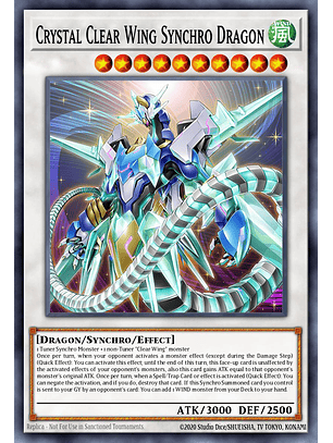 Crystal Clear Wing Synchro Dragon - MP25-EN276 - Ultra Rare