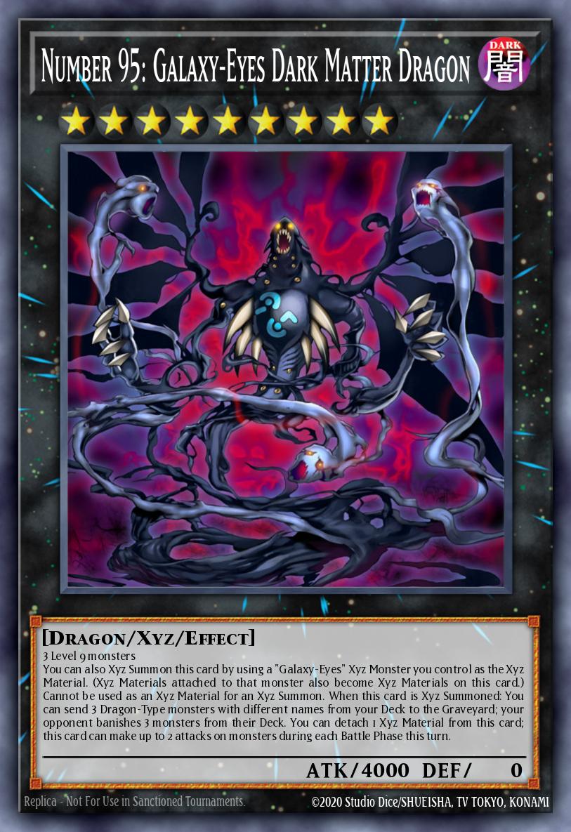 Number 95: Galaxy-Eyes Dark Matter Dragon - MP25-EN300 - Ultra Rare 1