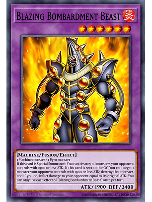 Blazing Bombardment Beast - MP25-EN406 - Common 