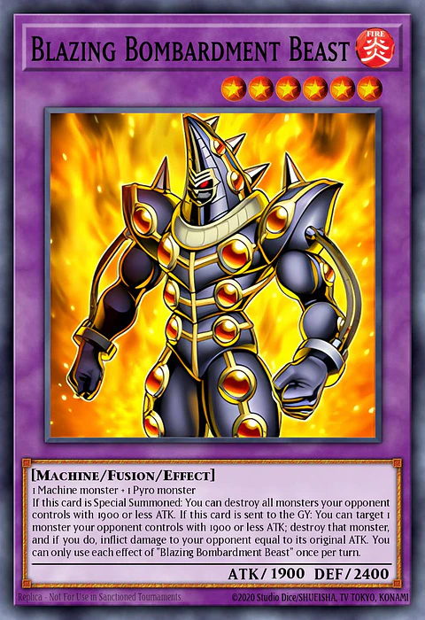 Blazing Bombardment Beast - MP25-EN406 - Common 