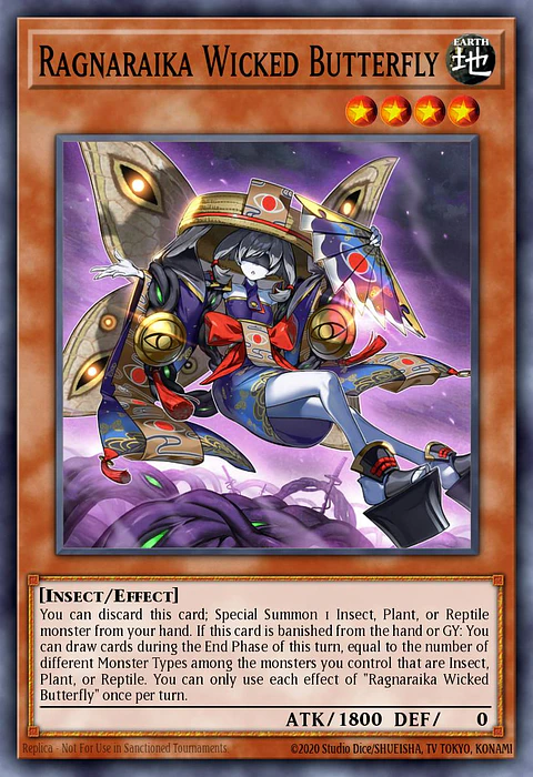 Ragnaraika Wicked Butterfly - MP25-EN382 - Common 