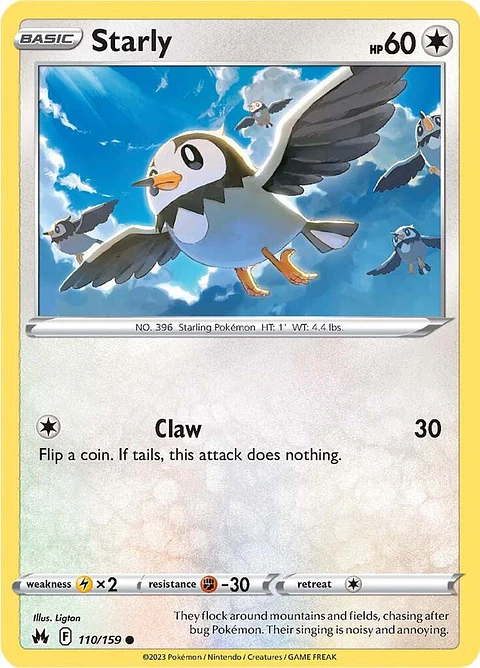 Starly - 110/159 - Common - CRZ