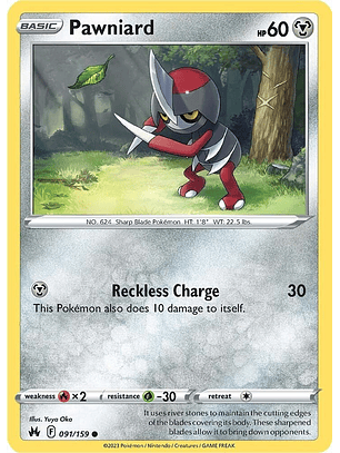 Pawniard - 091/159 - Common - CRZ