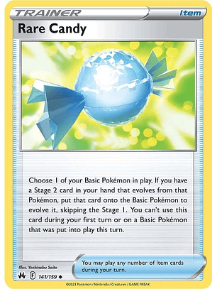 Rare Candy - 141/159 - Uncommon - CRZ