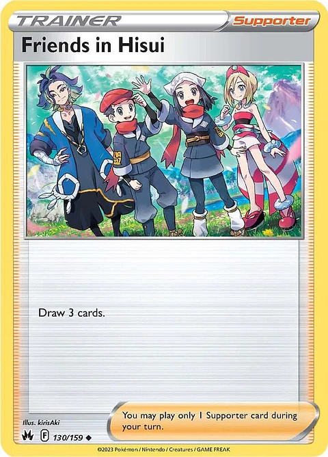 Friends in Hisui - 130/159 - Uncommon - CRZ 