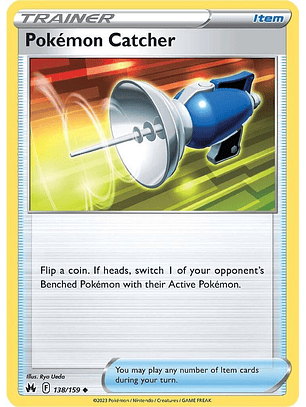 Pokémon Catcher - 138/159 - Uncommon - CRZ