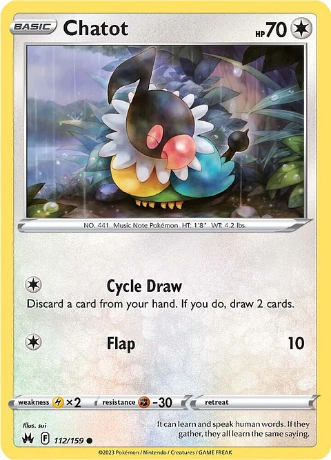 Chatot - 112/159 - Common - CRZ