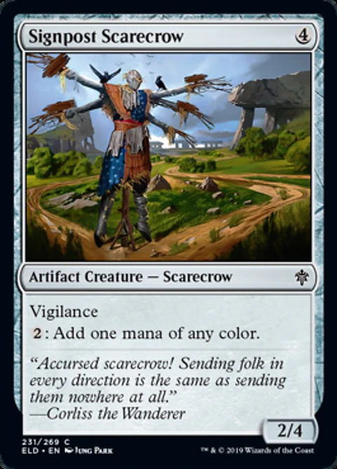 Signpost Scarecrow - ELD - C