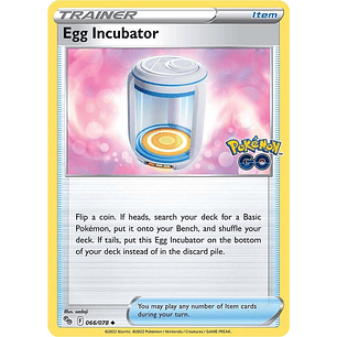 Egg Incubator - 066/078 - Pokemon GO - Uncommon 