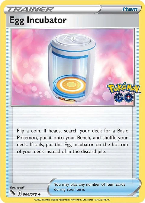 Egg Incubator - 066/078 - Pokemon GO - Uncommon 