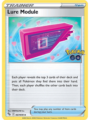 Lure module - 067/078 - Pokémon go - Uncommon 