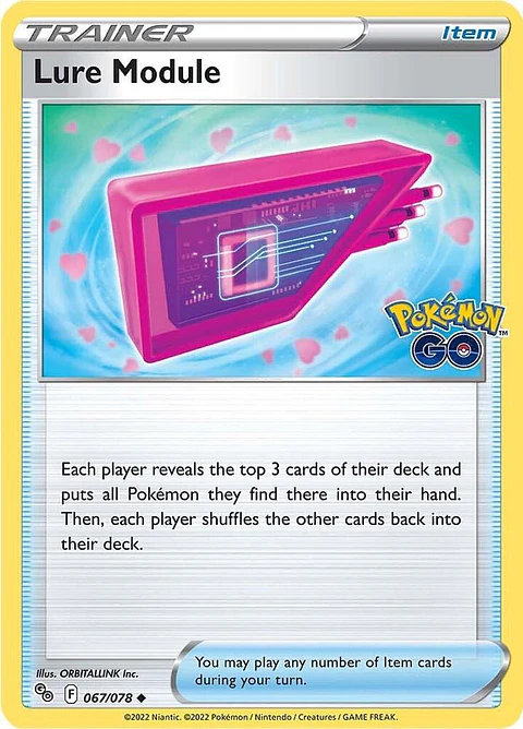 Lure module - 067/078 - Pokémon go - Uncommon 