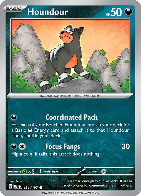Houndour - 131/197 - OBF - Common 