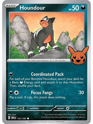 Houndour - 131/197 - OBF - Common 