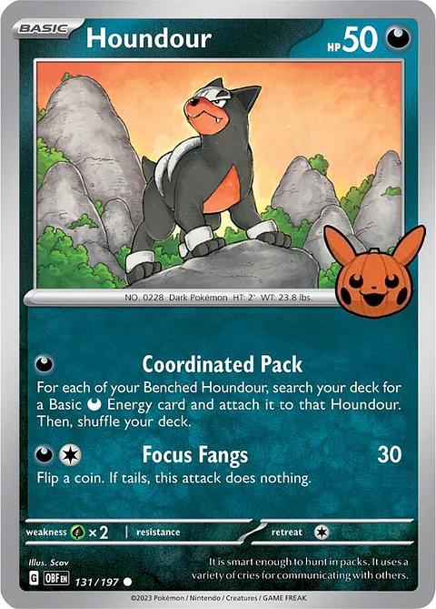 Houndour - 131/197 - OBF - Common 