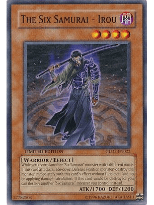 The Six Samurai - Irou - GLD2-EN022 - Common