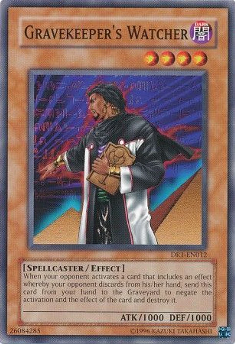 Gravekeeper's Watcher - DR1-EN012 - Common