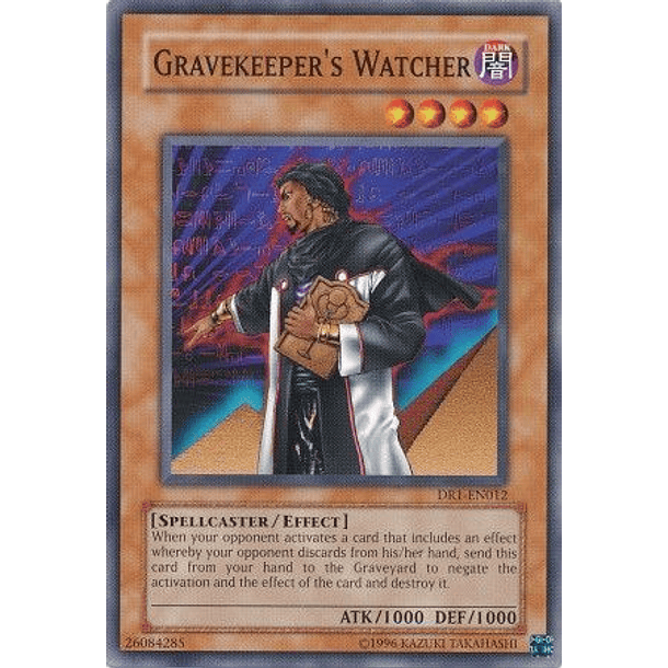 Gravekeeper's Watcher - DR1-EN012 - Common