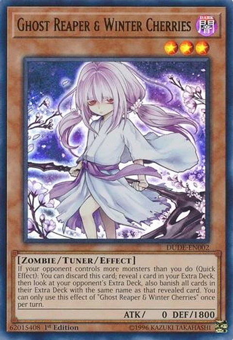 Ghost Reaper & Winter Cherries - DUDE-EN002 - Ultra Rare 