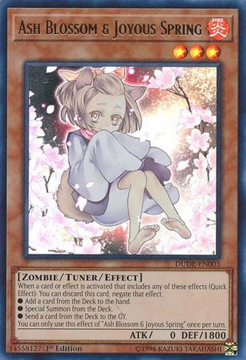 Ash Blossom & Joyous Spring - DUDE-EN003 - Ultra Rare 
